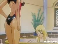 Anime women in the classroom