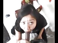 Eager Asian slut.