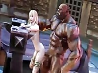 Skinny slut dominated