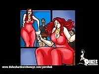 Um desenho com muito sexo interracial