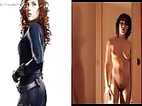 Scarlett Johansson surprend une femme nue.